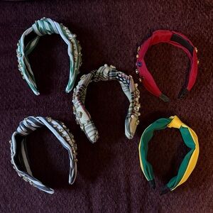 Set of 5 Beaded Headbands